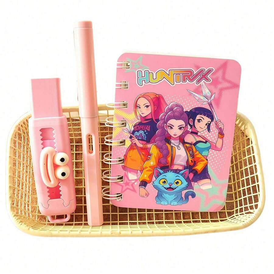 Bộ văn phòng phẩm nhóm nhạc nữ K-Pop, đồ dùng học tập thiết thực, quà tặng khuyến khích, quà sinh nhật, quà tặng K-POP [Kiểu dáng được gửi ngẫu nhiên] - A - Xem 1
