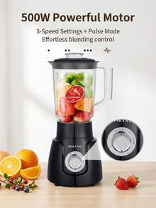 SOKANY 185 Large Capacity Juicer, Stainless Steel Blade Multi-Use Food Mixer For Home Kitchen - White - View 5