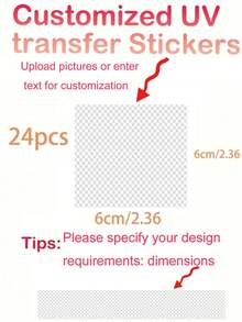 100pcs(1.18*1.18in/3cm) Personalized Custom Transparent Stickers, Add Your Own Text | PVC Stickers, Custom PVC Stickers, Personalized Name Labels, Custom PVC Logos, Custom Sticker Cutting Service, Create Your Own Custom Stickers | Selected Quote Stickers | Personalized - Multicolor - View 12