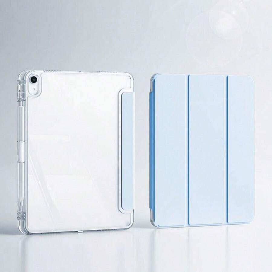 第11代平板电脑保护套，A16保护套，集成笔槽三折保护套，全方位减震，透明TPU软壳带笔槽，简约休闲风格，三折平板电脑保护套，适用于荣耀Pad X8a，支持智能休眠/唤醒功能，适用于荣耀Pad X9a，Tab M11平板电脑保护套，适用于Pad 2 11英寸平板电脑保护套，兼容华为MatePad SE 11 2024/MatePad 11.5S平板电脑保护套，适用于iPad/荣耀/Tab/MatePad/