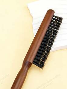 三排窄齿尖尾梳，长柄，适用于打造蓬松发型、卷发、沙龙造型和化妆 - 彩色 - 查看 6