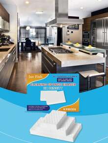 清洁海绵擦洗器，纳米魔法去污剂，适用于炉灶、瓷砖、洗碗池 - A - 查看 9