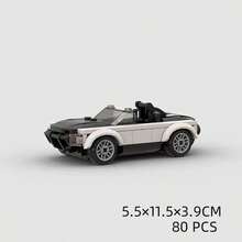 Black Supercar Racing Car Classic MOC Building Blocks Set, Adult DIY Assembling Car Toy Model, City Technology Champion Cup Series, Suitable As Birthday, Halloween, Christmas Gift - Model - View 10