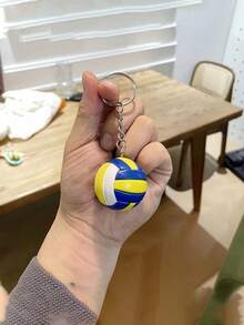 1件，2026年美国-加拿大-墨西哥足球派对吊坠，球迷纪念品吊坠，派对礼物，送给足球爱好者的理想礼物 - 毕业季、返校季、万圣节、圣诞节、父亲节、生日、钥匙扣，篮球、排球 - 彩色 - 查看 8