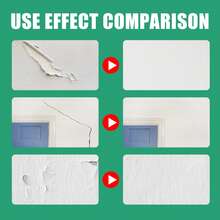 Wall Repair Miracle, Seamless Repair For Carefree Renovation. Home Wall Repair Filler, One Coat And Scrape, Instantly Renew Walls, Highly Effective Wall Repair Filler. Peeling And Chipping Easily Solved. Waterproof And Dirt-Resistant Wall Repair Filler, Solve Wall Issues In One Go - Quick Drying Wall Repair Filler, Apply And Live Worry-Free - 液體 - 查看 7