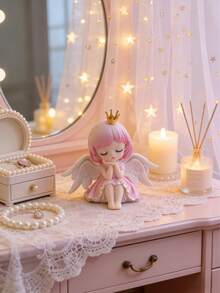 Fairy Statue - Resin Decorative Figurine, Perfect Gift For Friends, Desk And Balcony Decor, Art Piece - Elves - View 7