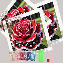 5D Diamond Painting Kit - Eternal Mother's Love Theme, Includes Vibrant Rose Flower Pattern, Round Diamond Beads And Vivid Colors, Suitable For Home/Office Wall Decor, Halloween & Christmas Gifts, Holiday Art, Handcraft DIY, Must-Have For Holiday Shoppers, Ideal For Home Decor Enthusiasts - View 4