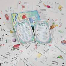 54 cartas de recetas de cócteles con guía única para hacer bebidas y caja de almacenamiento de acrílico, coleccionable para el hogar, bar, fiestas de juegos de mesa - Multicolor - Ver 3