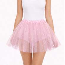 Carnival Tulle Skirt - Baby Pink - View 4