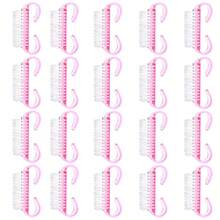 20 件套指甲刷除尘刷半透明除尘刷指甲清洁刷塑料刷套装 - 彩色 - 查看 9