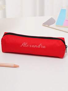 Japanese Style Minimalist Pencil Case, Large Capacity Student Pencil Pouch, Customizable - Multicolor - View 7