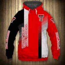 Texas Tech Red Raider Hoodie Stripe1 (2) - Multicolor - View 1