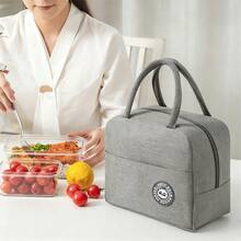 3pcs Lunch Bag With Handle - Waterproof And Portable, Suitable For School And Office, Portable Lunch Box Bag, Lunch Bag For Work And School, Wedding, Picnic And Beach, Keeps Food Fresh And Delicious - Multicolor - View 8