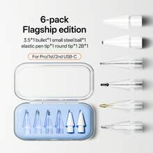 Applicable To Apple Pencil Metal Modified Nib 1st Gen 2nd Gen Pro Needle-Type Wear-Resistant Quiet Nib - Multicolor - View 12