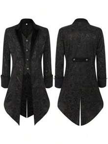 Men Cosplay Clothing - 24613 Bow Tie Tuxedo Style 2 Black - View 6