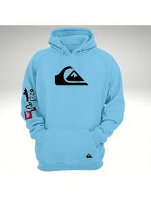 Unisex  Hoodie - Baby Blue - View 3
