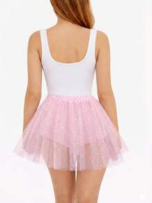 Carnival Tulle Skirt - Baby Pink - View 2