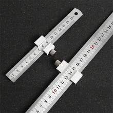 New Portable Precision Positioning Tools For Woodworking, Steel Woodworking Ruler, Positioning Limit Block, Measuring Marking Gauge NSX2 - 30cm - View 7
