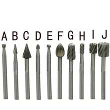 10-Piece HSS Titanium Router Bit Set For Routing, Rotary Milling, File Cutter, Wood Carving, Carving Knife, Cutting Tool Accessories AVHQ - 1 - View 5