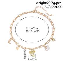 蝴蝶结、心形、星星吊坠项链，配金链 - 蝴蝶型 - 查看 2