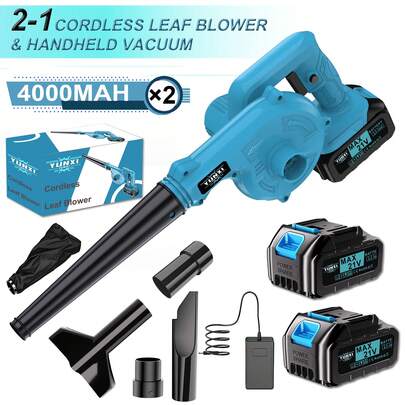 This Powerful 21V Turbojet Blower Is Equipped With A 4.0Ah Battery And Features An Ergonomic Anti Slip Handle. Its Lightweight Design Makes It Perfect For Maintaining Lawns, Cleaning Yards, And Clearing Snow.