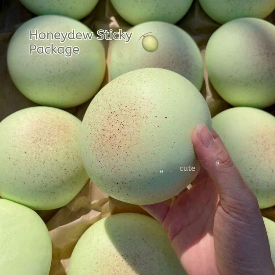 1個瓜果造型壓力球玩具-可攜式掌心大小軟手感紓壓小物,生日與節日送禮首選 - 彩色 - 查看 1