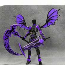 多关节可动人偶玩具，全关节机器人模型套装，可自行组装的机器人模型，互动设计激发创意游戏，趣味机器人圣诞礼物 - 彩色 - 查看 5