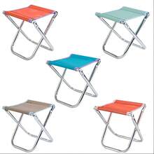 1 pezzo Sedia da campeggio pieghevole in lega di alluminio, sedia pieghevole portatile, sedia da picnic leggera, sedia da campeggio, sedia per il tempo libero in lega di alluminio con tessuto Oxford traspirante, sedia da esterno pieghevole portatile per picnic e barbecue. - Multicolore - Visualizzare 9