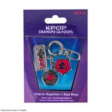 1pc Netflix Official Licensed Party Keychain Gift Bag Clip   Derpy With Sussie Keyring Backpack Decorative Keychain Versatile Commuter Key Charm Portable Key Organizer Soothing Little Accessory Creative Personalized Anti-Loss Keychain Party Supplies Birthday Gift - A - View 12