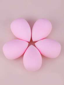 5个装干湿两用化妆海绵粉扑，水滴形化妆海绵 - 粉色 - 查看 6