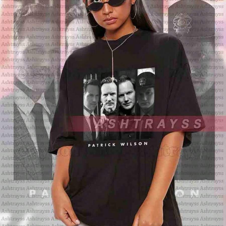 C1AmiS1eta vintage en blanco y negro de Patrick WilS1on, sudadera tipo C1Amisa de Patrick WilS1on - Negro - Ver 1