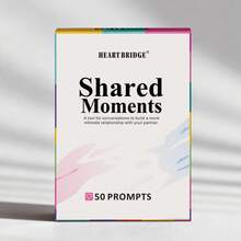 1 Box HEART BRIDGE Shared Moments Tabletop Card Game, Couples Interaction Tool, Honeymoon Travel Toy, Enhances , Thoughtful Gift For Boyfriend/Girlfriend, Husband/Wife On Valentine's Day, Anniversary, Halloween, Christmas, Thanksgiving | 50 Cards | - View 1