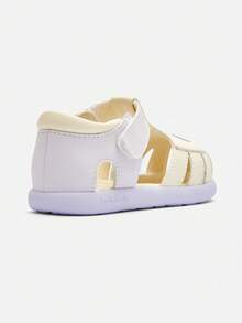 Balabala 2026 Summer Girls Princess Sandals, Lightweight Breathable Soft Bottom Comfortable Sandals - White Purple - View 5