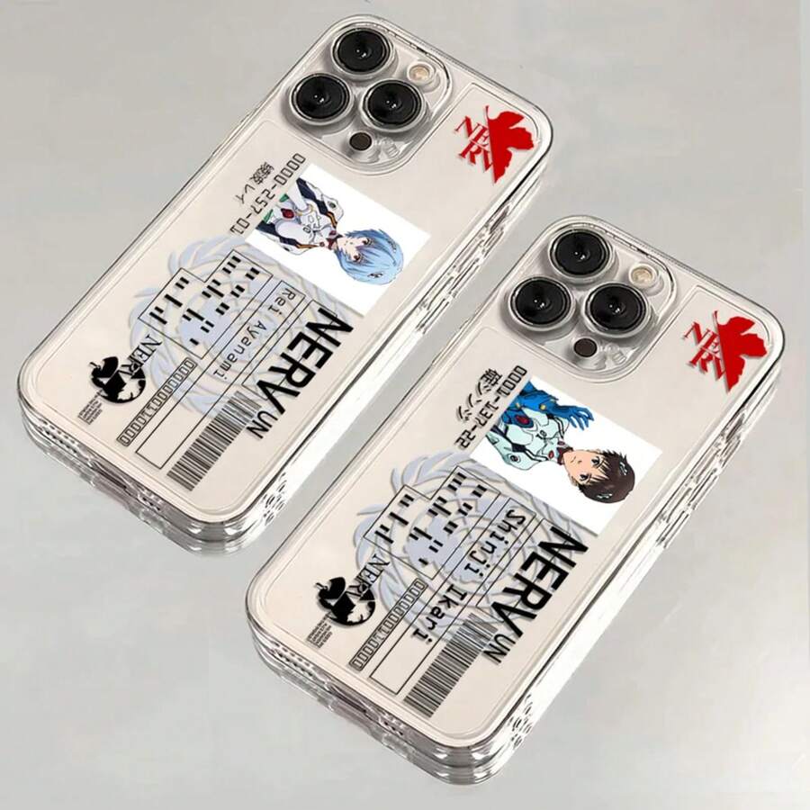 Funda de teléfono estilo E- genial para Phone16e161514131211MnProMaxXXRXSMax78Plus, cubierta trasera transparente de TPU suave 17Air161514131211 - T-295KXX453A2 - Ver 1