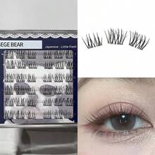 Fluffy Volume False Eyelashes Thick Curly D Curl Lash Extensions Natural Realistic Reusable Eye Lashes For Cosplay Party Daily Makeup - View 13