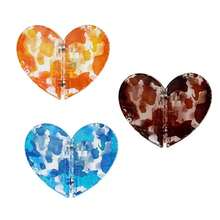 2个装女士磁性扁平发夹 - 强力防滑无痕，适合居家和旅行，轻松造型 - 彩色 - 查看 8