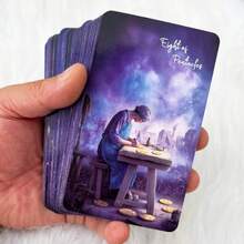 The Violet Veil Tarot Cards Deck, 78 Original Tarot Cards With Guidebook, Purple Style, Destiny Divination, Card Games, Tarot Cards - Multicolor - View 3