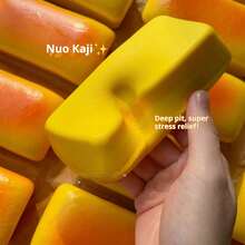 1 cái bánh Mochi Manju bơ thanh mềm hồi chậm, đồ chơi bánh gạo nếp mềm dễ bóp, đồ chơi bánh mì mềm sọc vàng, đồ chơi cảm giác mềm ẩm giúp giảm căng thẳng và lo âu, hồi chậm chịu áp lực, đồ chơi bóp thực phẩm chân thực, đồ chơi bóp giảm căng thẳng cho người lớn, quà tặng đồ chơi giảm căng thẳng, phù hợp để giảm lo âu và các hoạt động thiền định. Đây là lựa chọn lý tưởng làm quà tặng cho bạn bè và gia đình, trò đùa văn phòng hoặc quà tặng tiệc nhỏ (bao bì bìa cứng ngẫu nhiên) - Nhiều màu - Xem 7