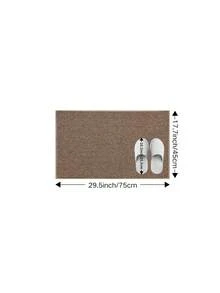 1 件防滑门垫，简约棕色聚丙烯地毯，适用于浴室、厨房、户外、室内、走廊、卧室、客厅，可机洗，易于清洁，底部防滑，适用于卧室、浴室、房间、户外装饰 - 彩色 - 查看 12