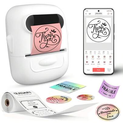  Marklife P50 Etiquetadora, Impresora térmica, Impresora inalámbrica Bluetooth portátil. Adecuada para imprimir etiquetas de nombre, etiquetas de artículos, etiquetas de ropa y etiquetas de dirección. Adecuada para estudiantes, familias e individuos. Este producto es compatible con sistemas Android, Apple y Windows. ¡Temporada de festivales de música/bodas! ¡Gran promoción!