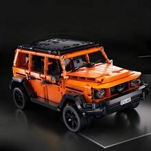 1300PCS Building Block Model - Racing Car Sports Racing Skills, Car Building Blocks, Toys, Adult Gifts, 1:14 Scale - Multicolor - View 4