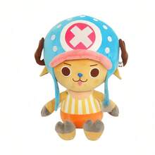 ONE PIECE 热门三款正版海贼王乔巴毛绒公仔玩具，海贼王毛绒可爱挂件，卡哇伊动漫人物毛绒玩具，儿童礼物收藏品，尺寸14-30厘米/5.51-11.8英寸 - 彩色 - 查看 11