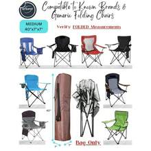 40 x 7 x 7 pulgadas café M bolsa de repuesto para silla de camping plegable sillas de campamento hamaca esterilla de yoga silla de playa paraguas bolsa de tienda de campaña tela de - Marrn - Ver 4