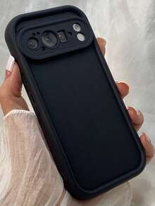 対応 GooglePixel 8a 9A Pixel 10 かわいい Pixel 8 9 10 Pro 対応 電話ケース エンジェルアイズ TPU ソフトケース、ドーパミンカラー、シンプル、滑り止め、落下防止、厚みのある保護 - ブラック - チェックする 2