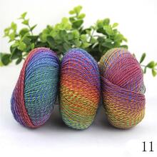 3 Balls/150g Per Pack, 80% Wool 20% Nylon Icelandic Yarn In Ombre Gradient, Suitable For DIY Handmade Knitting Projects Like Shawls, Blankets, Scarves, Hats, Creative Holiday Gifts - 5# - View 3