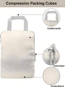 [Delivery Within 2-7 Days In The United States] 5 Pieces Compression Packing Cubes For Suitcases, Light Travel Suitcase Organizer Bags Set, With Shoe Bag, Expandable Packing Luggage Organizer Bags, Space-Saving Travel Essentials Accessories Travel Essentials For Travel Backpack Travel Bag Luggage Suitcase Travel Gear Back To School Moving Bags Organizer - Xem 5