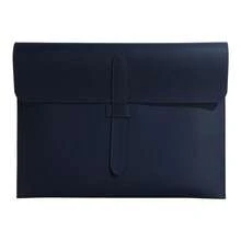 Customized Logo Leather Snap Closure Minimalist A4 Document Folder, Business File Bag, Exam Material Bag, Office Document Bag, Briefcase, Large Capacity, High-Quality, Business Gift - Multicolor - View 19