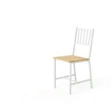 Dining Table & Chair Sets - Natural+White - View 10