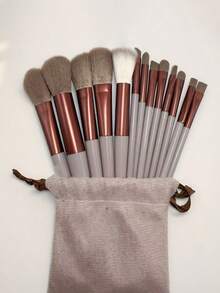 20pcs/33pcs Makeup Brush Set, Anti-Smudge And Easy To Apply Powder Evenly, Include Cleansing Band, Convenient For Travel And Carry - Multicolor - View 4