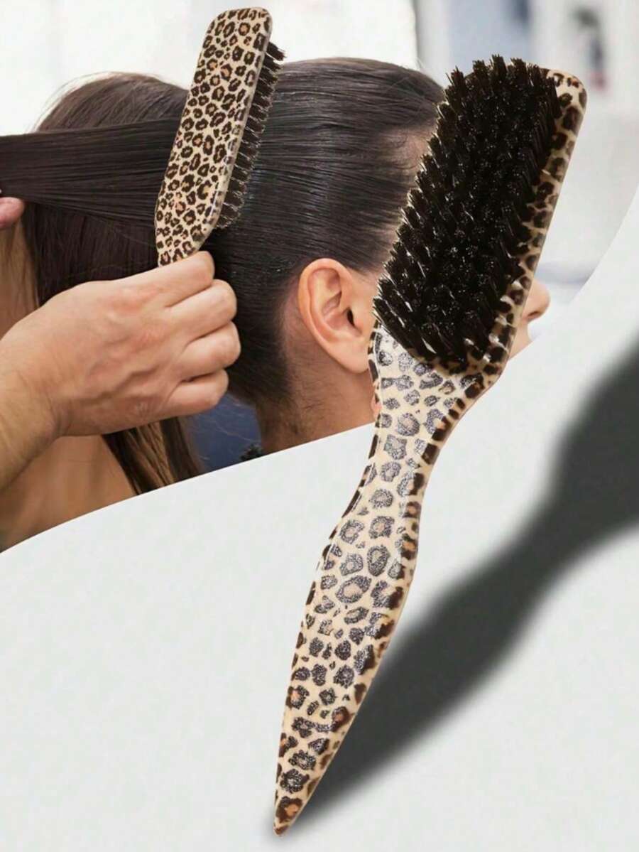 Unisex Hair Comb/Beard Brush, Fragrance-Free Professional Hair Styling Comb, Gradient Comb And Haircut Cleaning Brush, Smooth Grooming Tool, Thick/Thin Hair Brush, Suitable For National Day, Bathroom, Scalp Massage, Back To School, Travel & Holiday, Daily Life, Valentine's Day